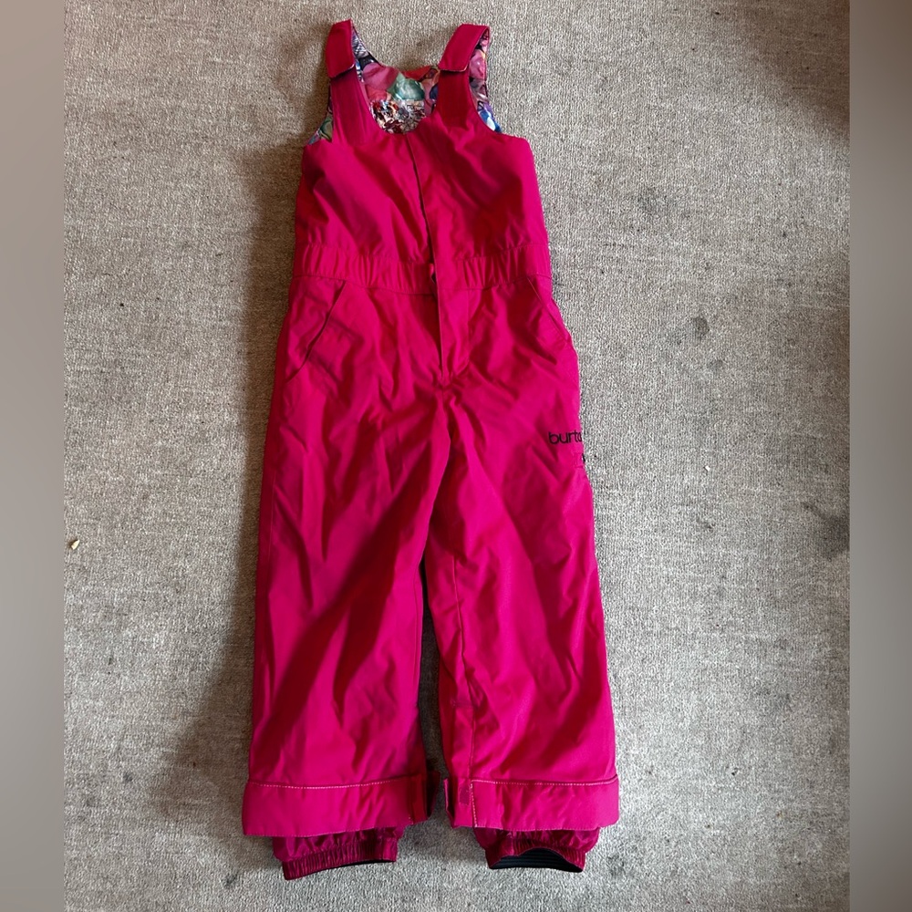 Burton Kids' Pink Bin Snowpants Size 5
